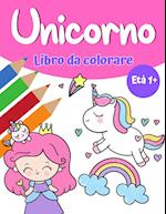 Libro da colorare magico unicorno per ragazze 1+
