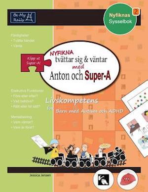 Nyfikna Tvättar Sig & Väntar Med Anton Och Super-A