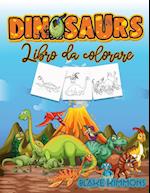 Dinosauri libro da colorare