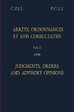 Judgments, orders and advisory opinions