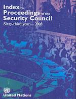 Index to Proceedings of the Security Council 2008