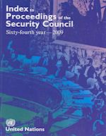 Index to Proceedings of the Security Council 2009