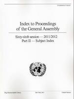 Index to Proceedings of the General Assembly 2011-2012