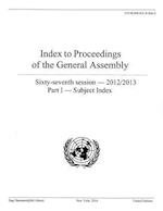 Index to Proceedings of the General Assembly