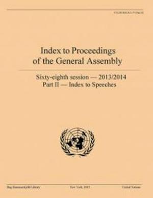 Index to Proceedings of the General Assembly