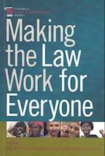 Making the Law Work for Everyone
