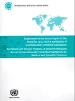 Supplement to the Annual Report of the Board for 2022 on the Availability of Internationally Controlled Substances