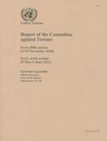 Report of the Committee Against Torture