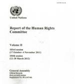 Report of the Human Rights Committee