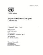 Report of the Human Rights Committee (Gen Assembly Official Record)