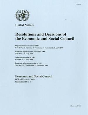 Resolutions and Decisions of the Economic and Social Council