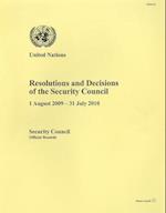 Resolutions and Decisions of the Security Council