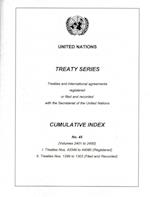 Treaty Series Cumulative Index No. 45