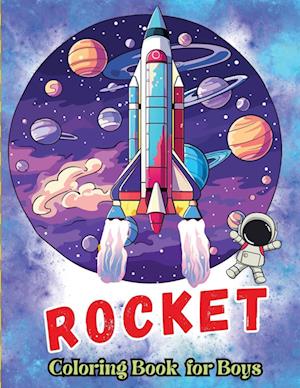 Rocket Coloring Book for Boys