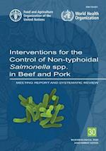 Interventions for the Control of Non-Typhoidal Salmonella Spp. in Beef and Pork
