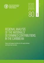 Regional analysis of the nationally determined contributions in the Caribbean