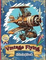 Vintage Flying Coloring Book