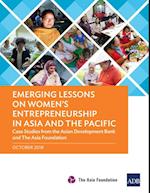 Emerging Lessons on Women's Entrepreneurship in Asia and the Pacific