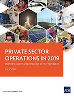 Private Sector Operations in 2019