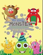 My Cool Monster Coloring Book for Kids