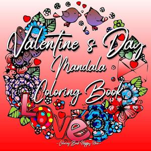 Valentines Day Mandala Coloring Book