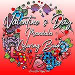 Valentines Day Mandala Coloring Book