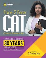 Face To Face CAT 30 Years (1993-2022) Sectionwise & Topicwise solved paper 2023 