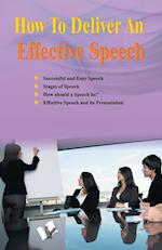 How to Deliver an Effective Speech 