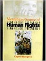 Meaning And Sources of Human Rights