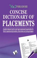 CONCISE DICTIONARY OF PLACEMENTS