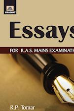 Essays For R.A.S. Mains Examination 