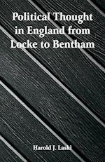 Political Thought in England from Locke to Bentham