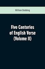 Five Centuries of English Verse