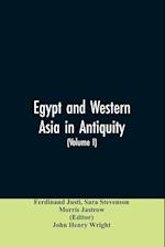 EGYPT & WESTERN ASIA IN ANTIQU