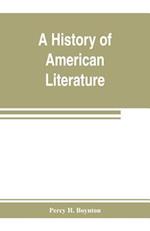 A history of American literature