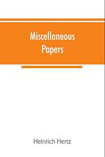 Miscellaneous papers