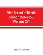 Vital record of Rhode Island