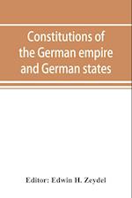 Constitutions of the German empire and German states