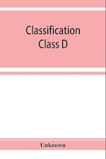 Classification. Class D