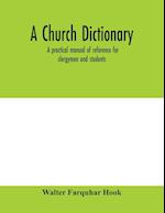 A church dictionary