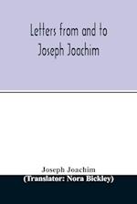 Letters from and to Joseph Joachim 