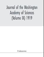 Journal of the Washington Academy of Sciences (Volume IX) 1919 