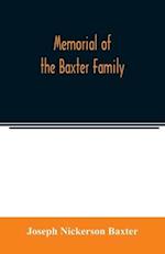 Memorial of the Baxter family 