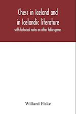 Chess in Iceland and in Icelandic literature