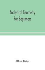 Analytical geometry for beginners 
