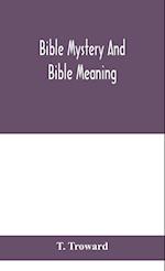 Bible mystery and Bible meaning 