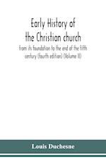 Early history of the Christian church