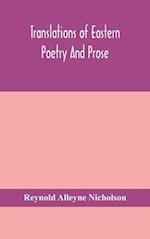 Translations of Eastern poetry and prose 