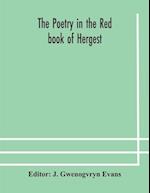 The poetry in the Red book of Hergest 