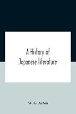 A History Of Japanese Literature 